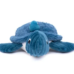 Les Déglingos Peluche Les Ptipotos Sauvenou maman et bébé tortue bleu (29 cm)