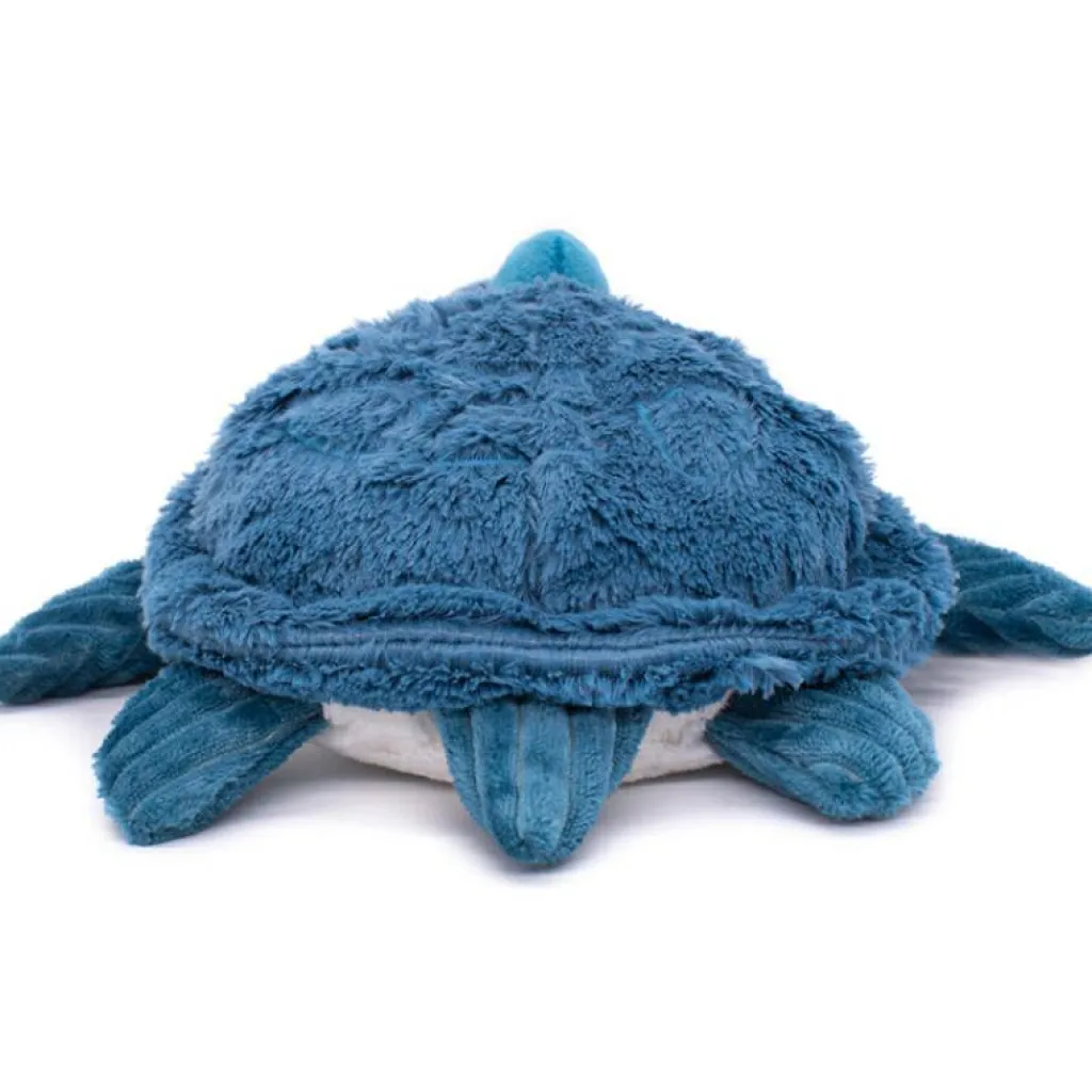 Les Déglingos Peluche Les Ptipotos Sauvenou maman et bébé tortue bleu (29 cm)