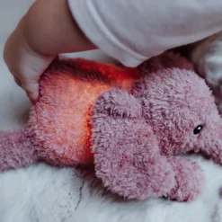 Best Peluche lumineuse George l'éléphant vieux rose - Reconditionné Veilleuse Peluche