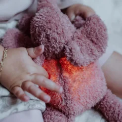 Best Peluche lumineuse George l'éléphant vieux rose - Reconditionné Veilleuse Peluche