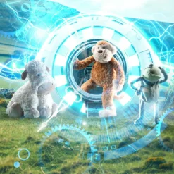 New Peluche Mouton aux truffes (64 cm) Grande Peluche (60 Cm Et +)