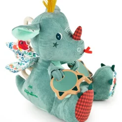 Lilliputiens Peluche multi-activités Joe le dragon