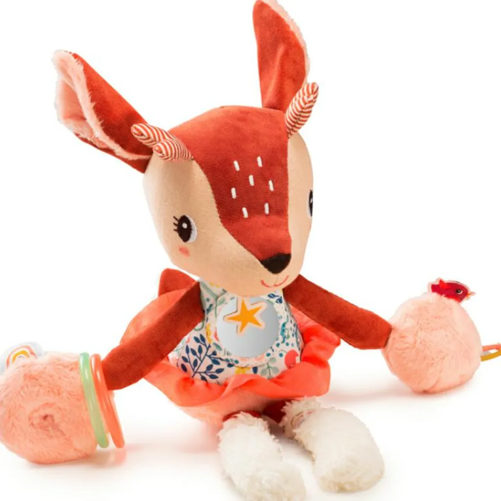 Lilliputiens Peluche multi-activités Stella le faon
