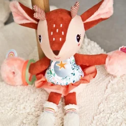 Lilliputiens Peluche multi-activités Stella le faon
