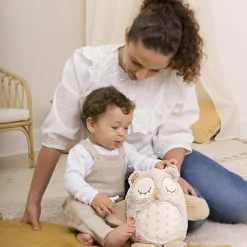 Peluche musicale bruit blanc hibou rêveur Smart Sensor Bruit Blanc