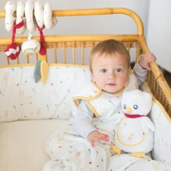 Trois Kilos Sept Peluche musicale Chouette