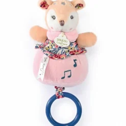 Doudou et Compagnie Peluche musicale Faon Boh'aime (20 cm)