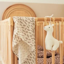 Jollein Peluche musicale Lama blanc