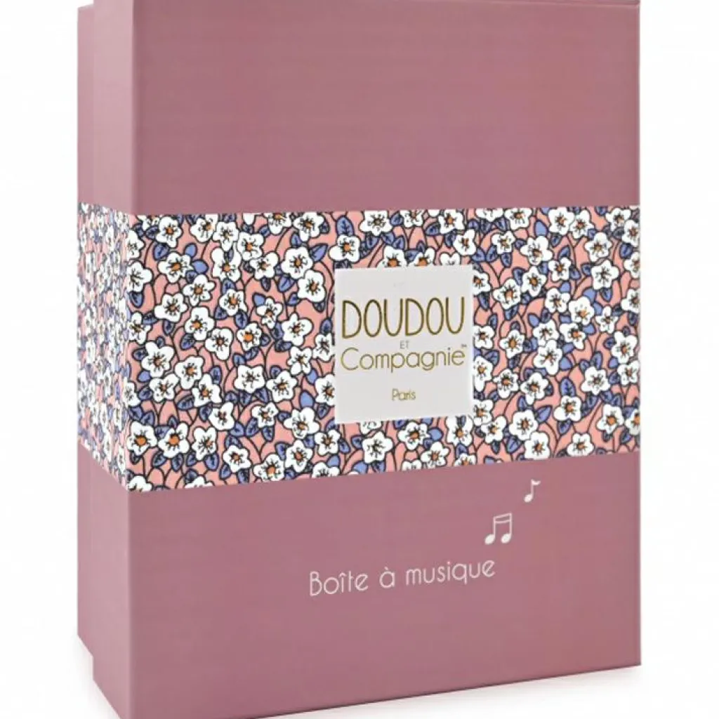 Doudou et Compagnie Peluche musicale Lapin Boh'aime (20 cm)