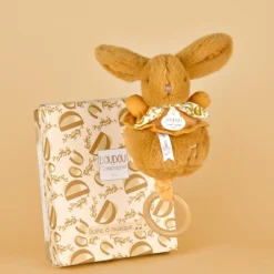 Discount Peluche musicale Lapin Doudou ocre (20 cm) Peluche Musicale