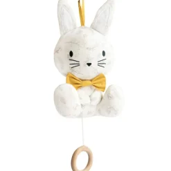 Domiva Peluche musicale lapin Leafy Bunny