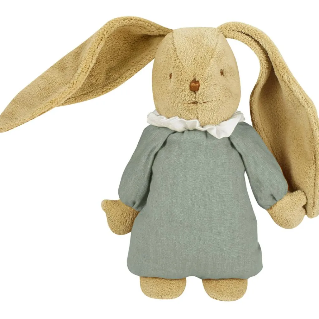 Discount Peluche musicale lapin nid d'ange vert céladon (28 cm) Peluche Musicale