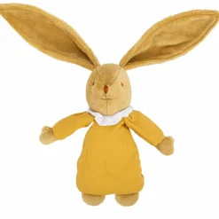 Trousselier Peluche musicale lapin nid d'ange jaune curry (28 cm)
