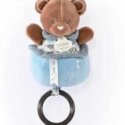 Doudou et Compagnie Peluche musicale Ours Boh'aime (20 cm)