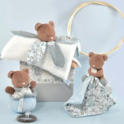 Doudou et Compagnie Peluche musicale Ours Boh'aime (20 cm)