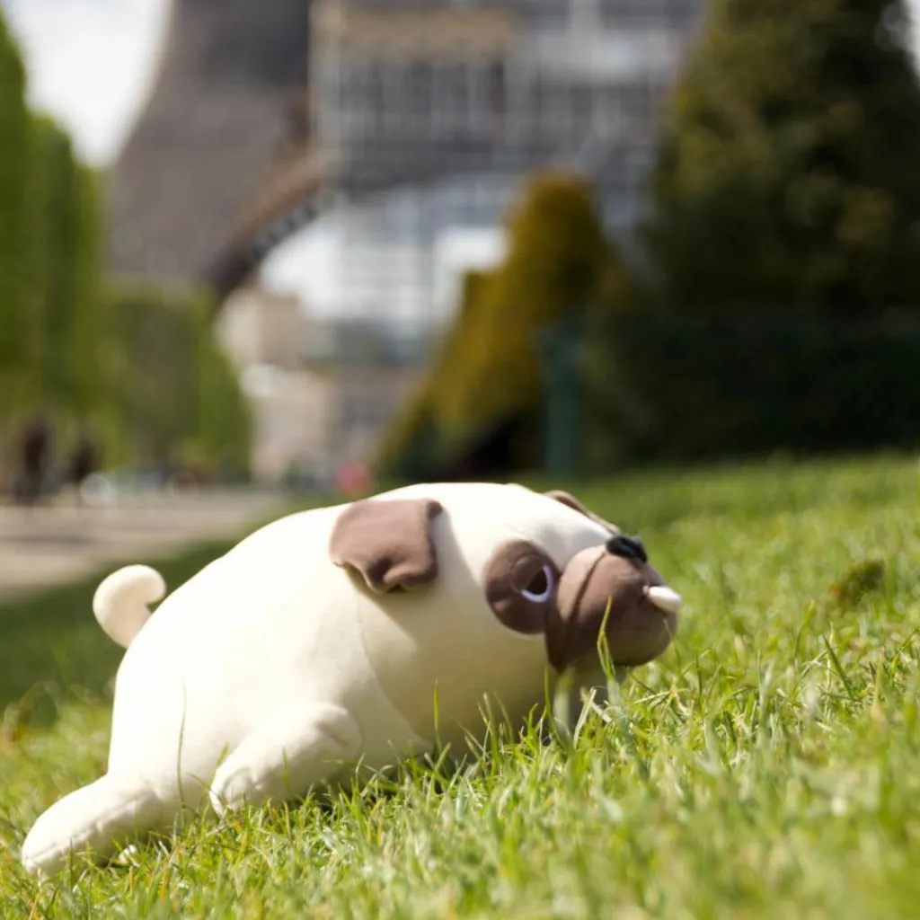 Trousselier Peluche Nemu Nemu Hana le Bulldog (27 cm)