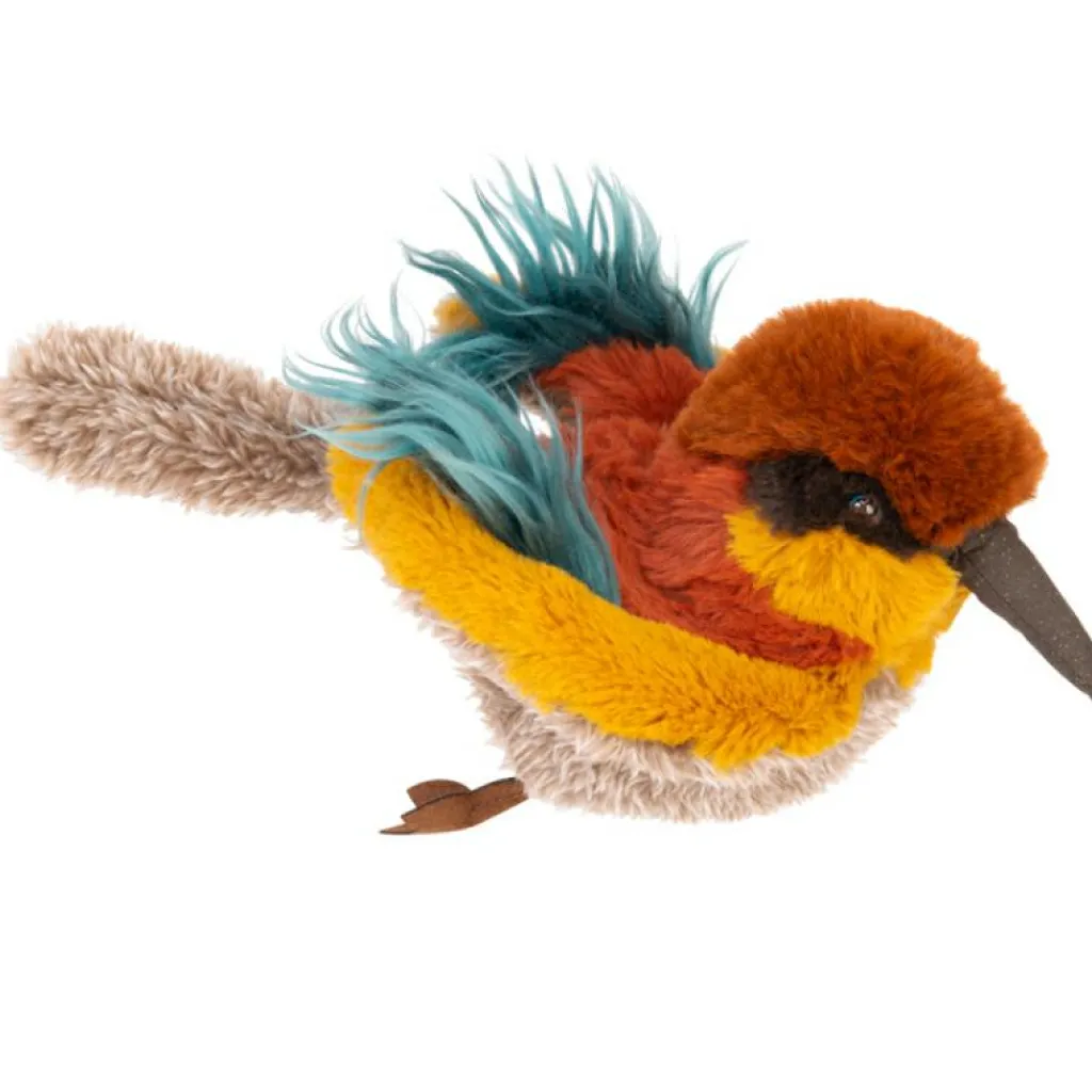 Moulin Roty Peluche Oiseau guêpier Tout autour du monde (22 cm)