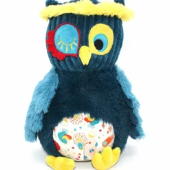 Les Déglingos Peluche original Astros le Hibou (23 cm)