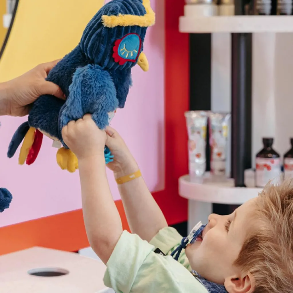 Les Déglingos Peluche original Astros le Hibou (23 cm)