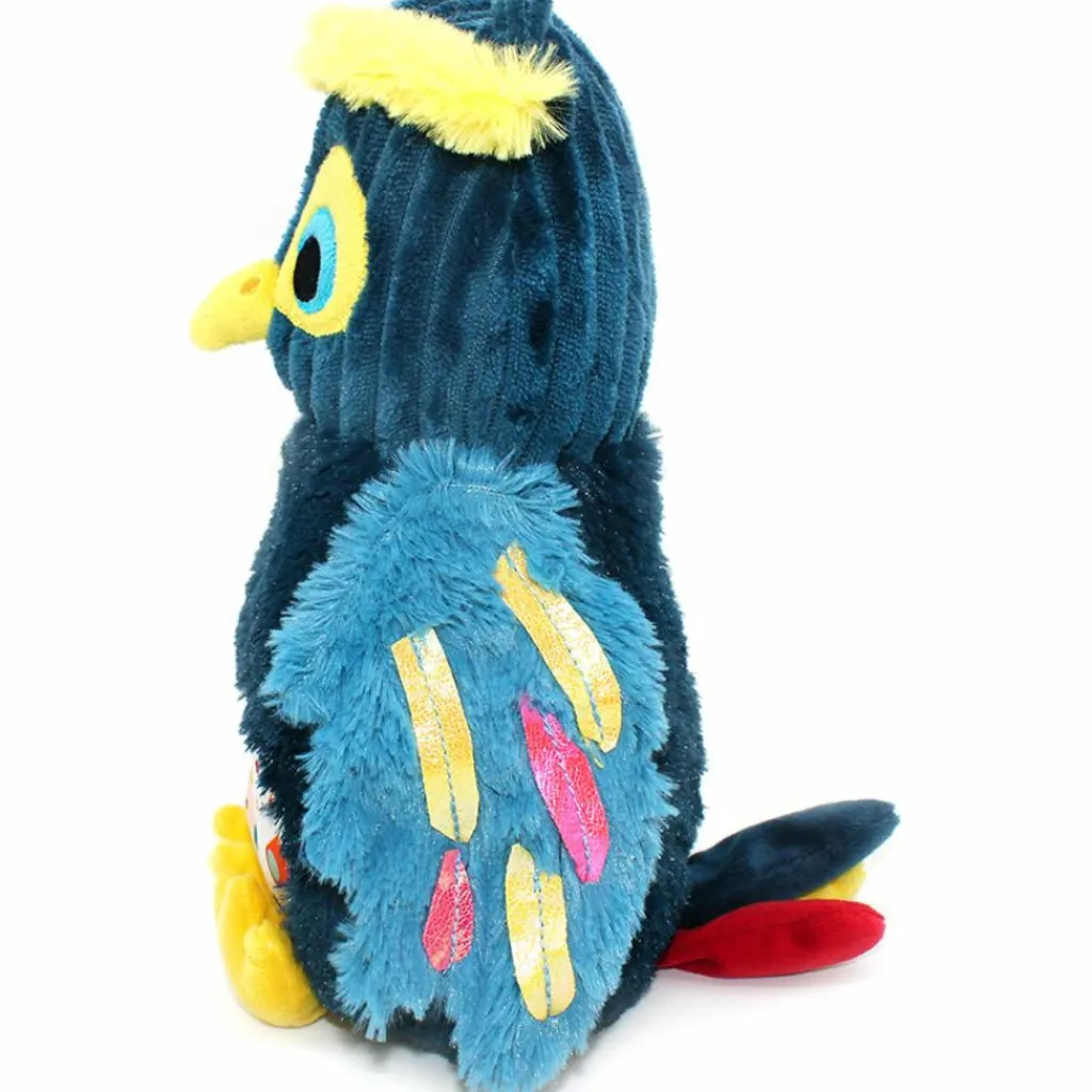 Les Déglingos Peluche original Astros le Hibou (23 cm)