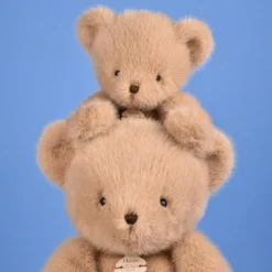 Histoire d'Ours Peluche ours Clémentin Miel Amande (60 cm)