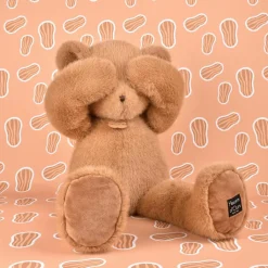 Histoire d'Ours Peluche ours Clémentin Praline Cacahuète (80 cm)