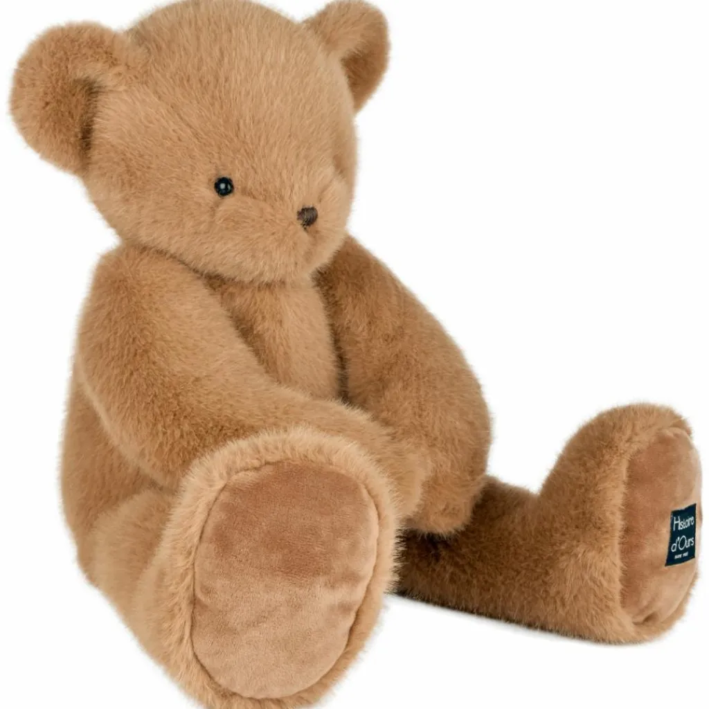Outlet Peluche ours Clémentin Praline Cacahuète (60 cm) Grande Peluche (60 Cm Et +)