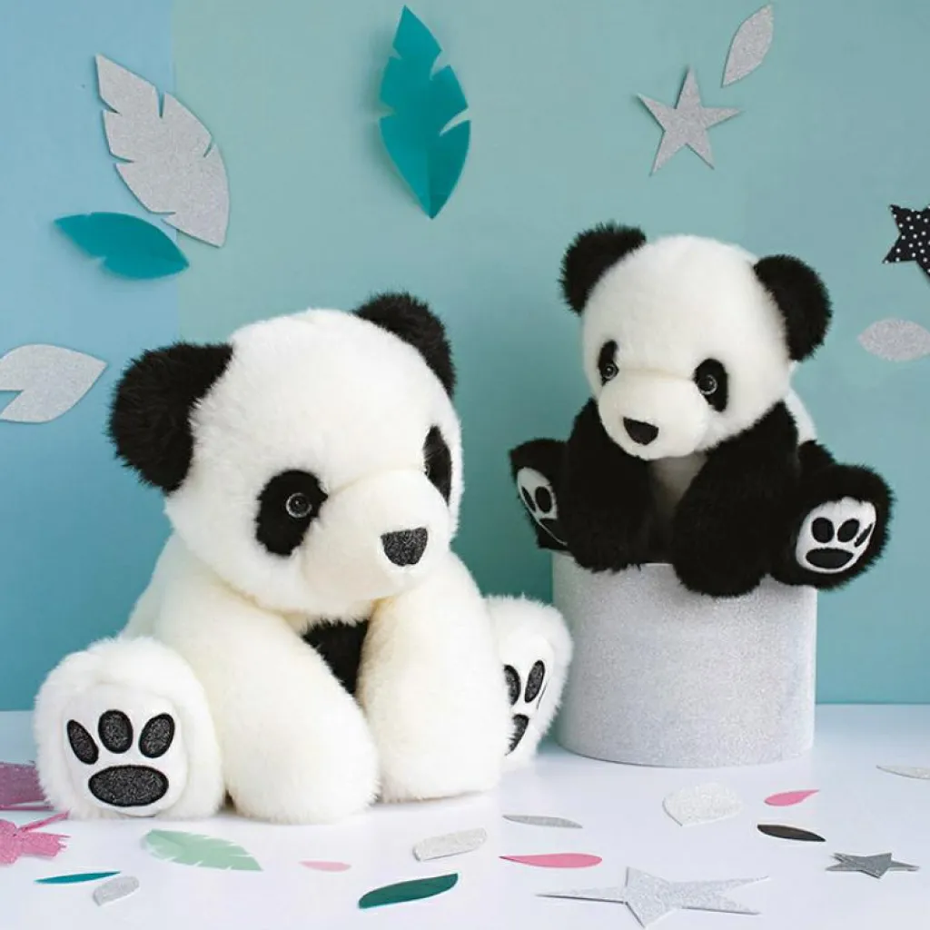 Peluche panda So Chic noir (25 cm) Peluche Moyenne (20-59 Cm)