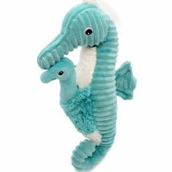 Les Déglingos Peluche Papadou papa et bébé Les Ptipotos Aqua (34 cm)