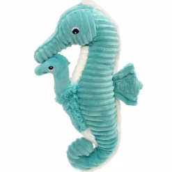 Les Déglingos Peluche Papadou papa et bébé Les Ptipotos Aqua (34 cm)