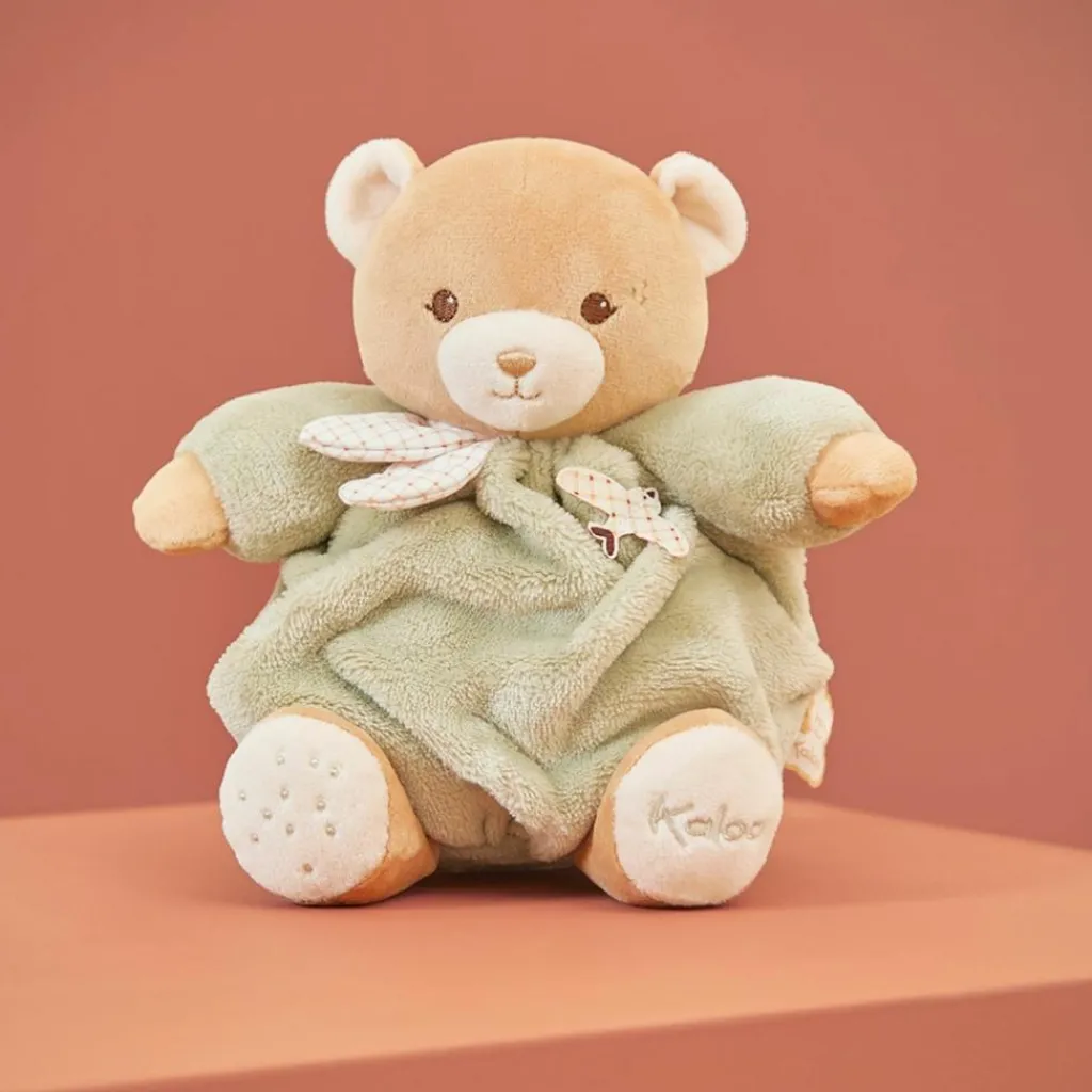 Kaloo Peluche Patapouf Ours vert (17 cm)