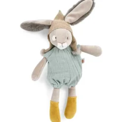 Moulin Roty Peluche Petit lapin sauge Trois petits lapins (30 cm)