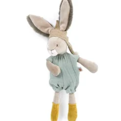Moulin Roty Peluche Petit lapin sauge Trois petits lapins (30 cm)