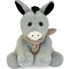 Histoire d'Ours Peluche petit âne foulard (14 cm)