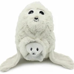 Les Déglingos Peluche Ploufou maman et bébé Les Ptipotos (35 cm)