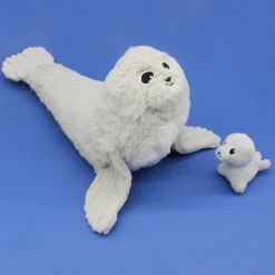 Les Déglingos Peluche Ploufou maman et bébé Les Ptipotos (35 cm)