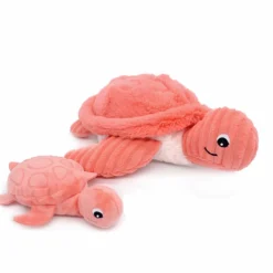 Les Déglingos Peluche Sauvenou maman et bébé Les Ptipotos Corail (29 cm)