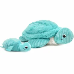 Les Déglingos Peluche Sauvenou maman et bébé Les Ptipotos Aqua (29 cm)
