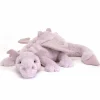 Jellycat Peluche Scrumptious dragon lavande (66 cm)