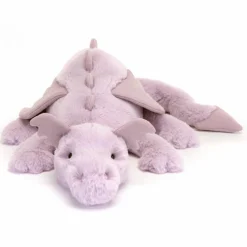 Jellycat Peluche Scrumptious dragon lavande (66 cm)