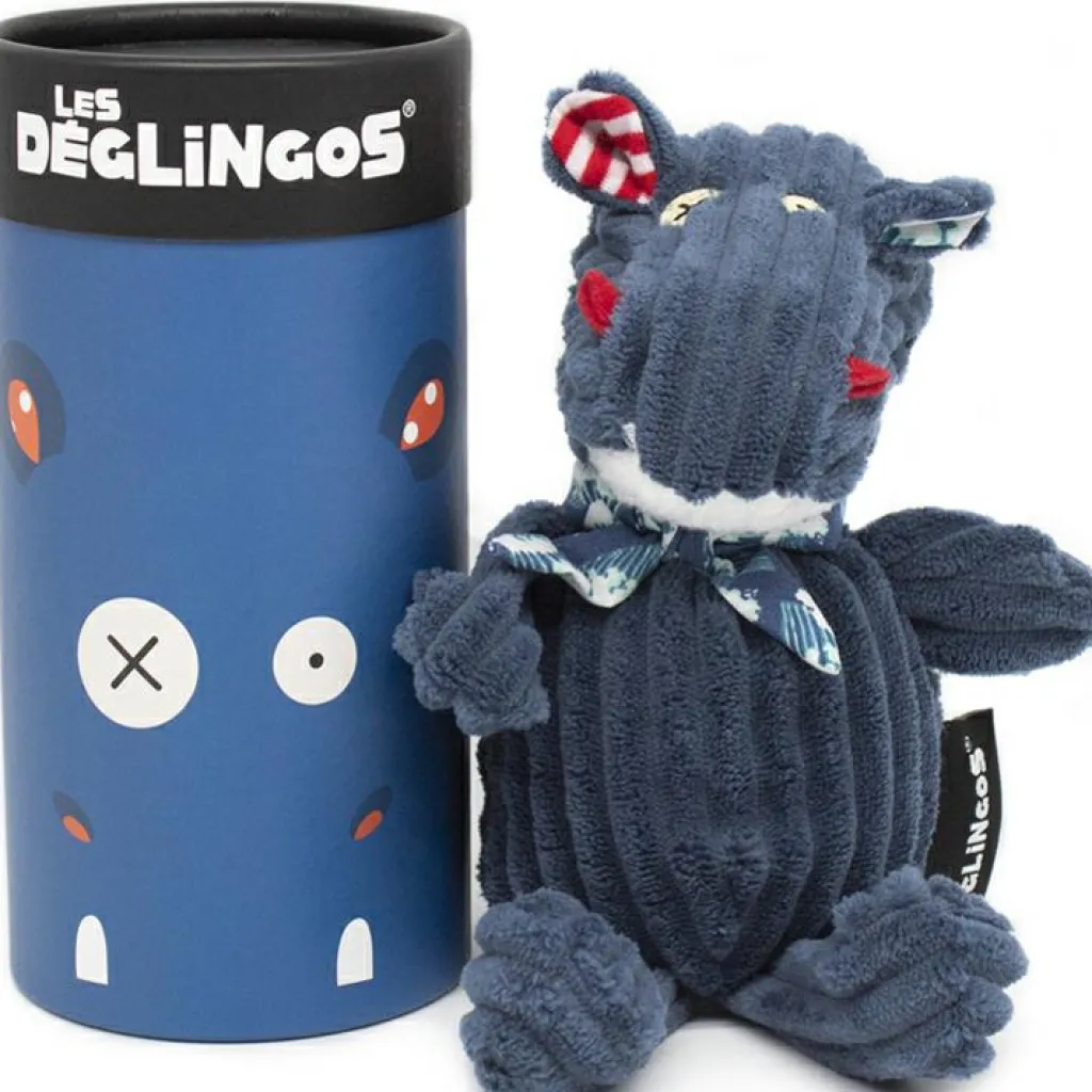 Les Déglingos Peluche Simply Hippipos l'Hippopotame (22 cm)
