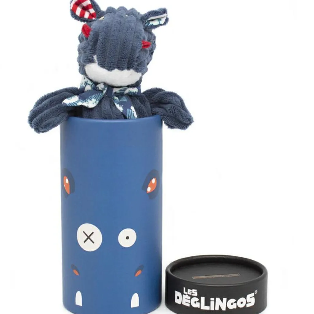 Les Déglingos Peluche Simply Hippipos l'Hippopotame (22 cm)