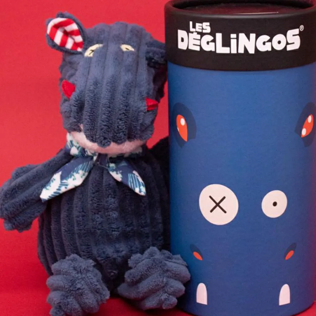 Les Déglingos Peluche Simply Hippipos l'Hippopotame (22 cm)