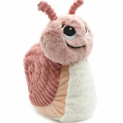 Les Déglingos Peluche Speedou l'escargot maman et bébé rose (25 cm)