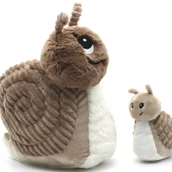Clearance Peluche Speedou l'escargot maman et bébé brun (25 cm) Peluche Moyenne (20-59 Cm)