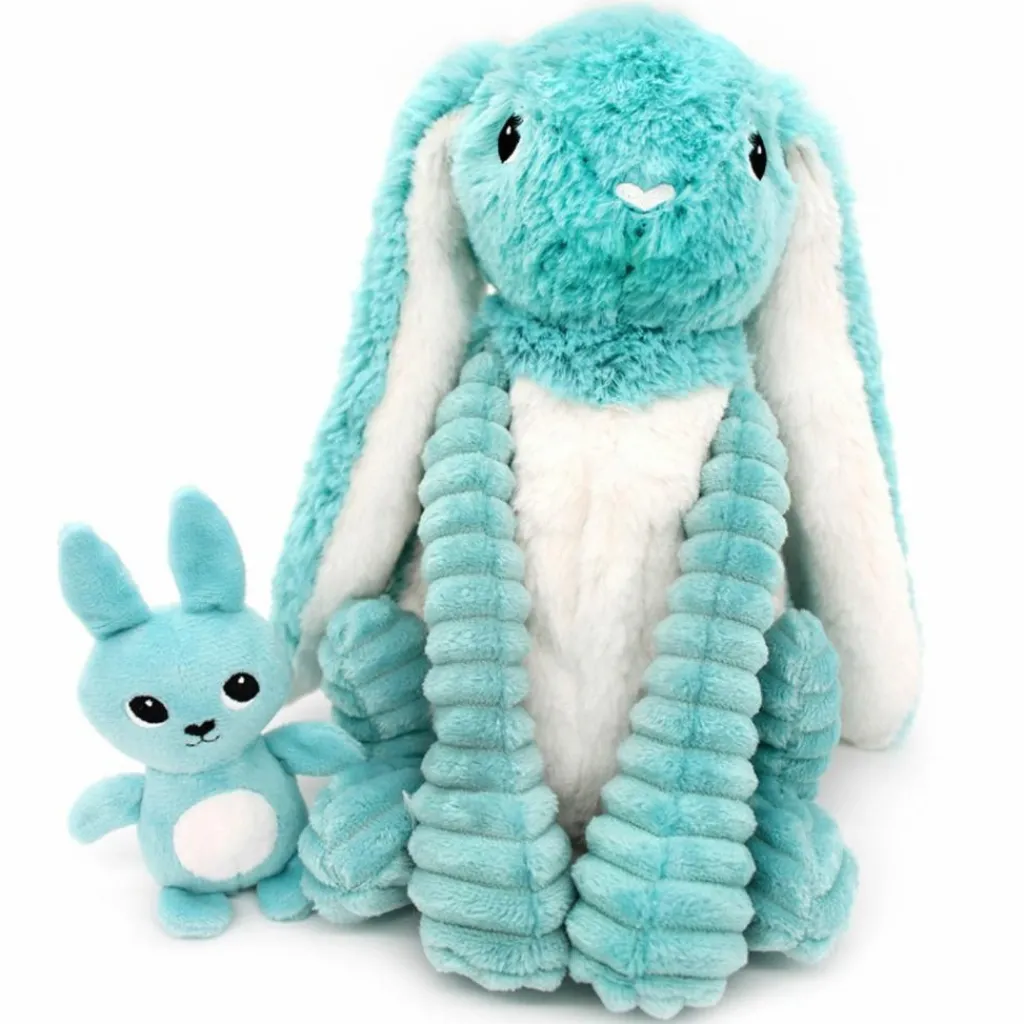 Clearance Peluche Toudou maman et bébé Les Ptipotos Aqua (25 cm) Peluche Moyenne (20-59 Cm)