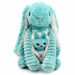 Clearance Peluche Toudou maman et bébé Les Ptipotos Aqua (25 cm) Peluche Moyenne (20-59 Cm)