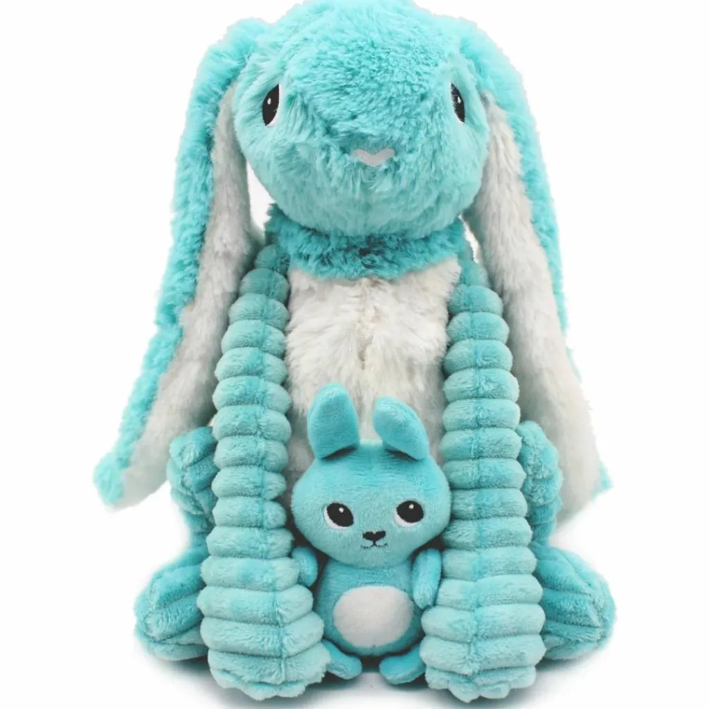 Clearance Peluche Toudou maman et bébé Les Ptipotos Aqua (25 cm) Peluche Moyenne (20-59 Cm)