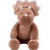 Sale Peluche Tricéraptos Ops en veloudoux cannelle (32 cm) Peluche Moyenne (20-59 Cm)
