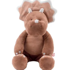 Sale Peluche Tricéraptos Ops en veloudoux cannelle (32 cm) Peluche Moyenne (20-59 Cm)